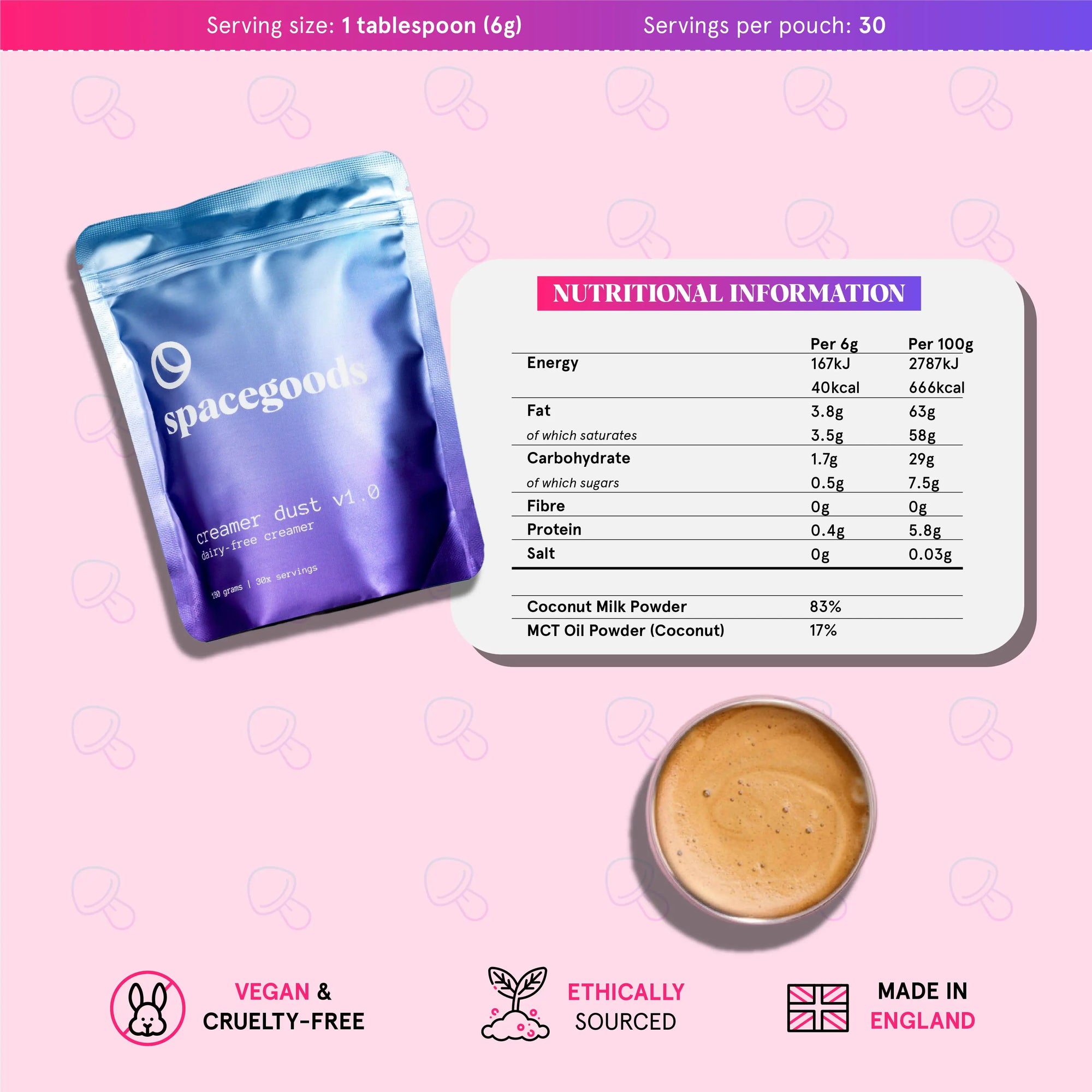 creamer dust | Spacegoods