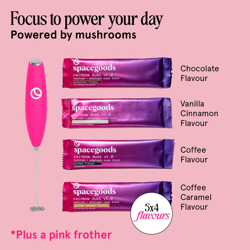 regenboogstofchocolade - reispakket